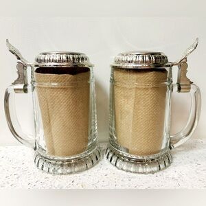 Gorgeous Pair of Beer Steins